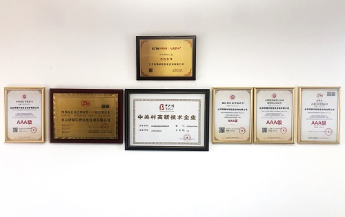北京研精毕智信息咨询有限公司荣誉资质