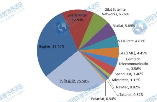 全球2016年主流企业销量市场份额 全球2016年主流企业销量市场份额