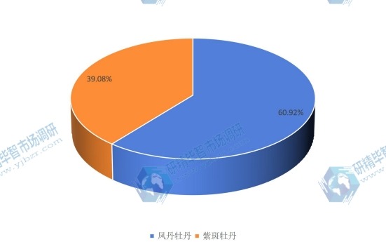 中国2016年不同种类油用牡丹产量市场份额 中国2016年不同种类油用牡丹产量市场份额
