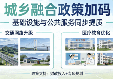 城乡融合政策加码基础设施与公共服务同步提质 城乡融合政策加码基础设施与公共服务同步提质