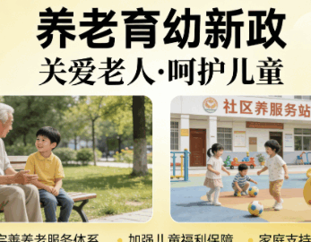 养老金上调育幼补贴加码，养老育幼新政释放多重红利