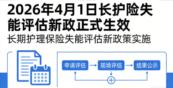 全国统一标尺!2026年4月1日长护险失能评估新政正式生效 全国统一标尺!2026年4月1日长护险失能评估新政正式生效