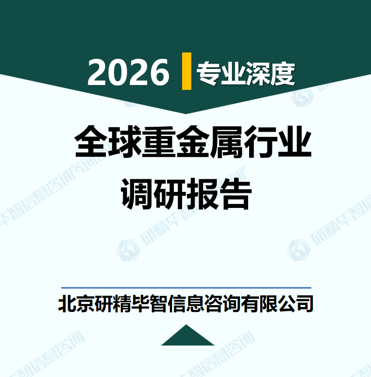 2026-2031年全球重金属行业全景市场调研与产业发展前景研究报告