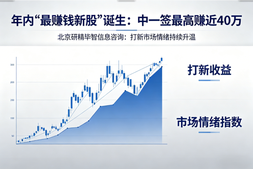 年内&ldquo;最赚钱新股&rdquo;诞生：中一签最高赚近40万，打新市场情绪持续升温