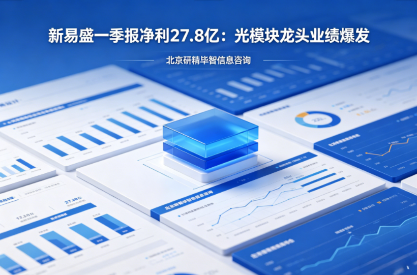 新易盛一季报净利27.8亿：光模块龙头业绩爆发，AI算力产业链景气度持续验证